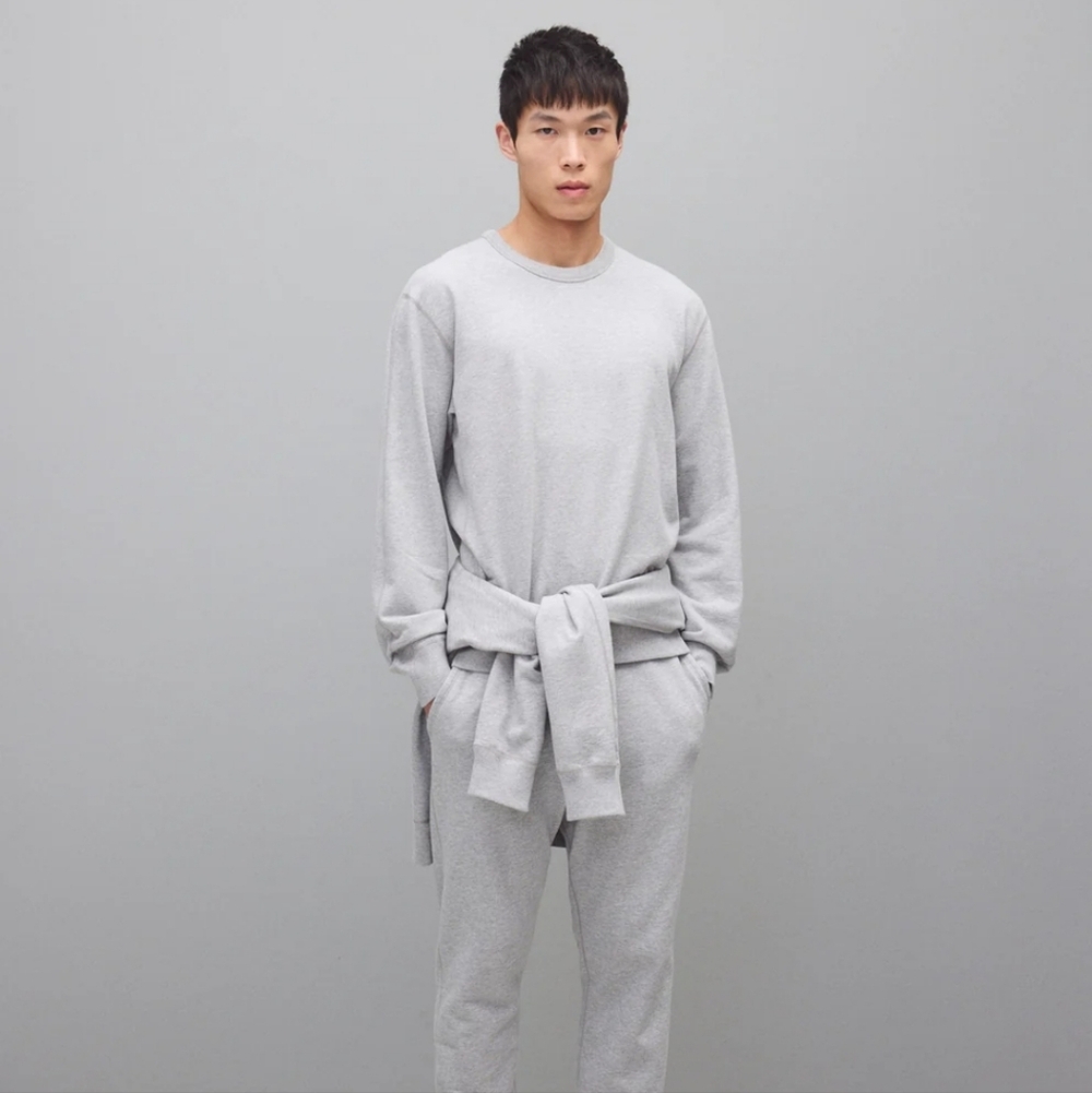 Reigning Champ MIDWEIGHT TERRY STANDARD CREWNECK Heather Gray Men's XL‎